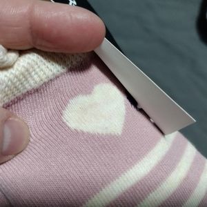 Valentine's day socks, brand new